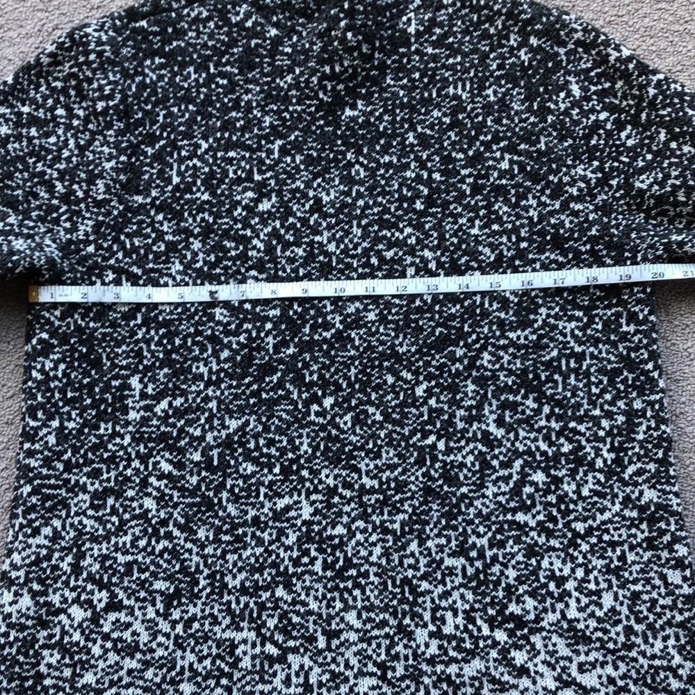 J. Jill mock neck long sleeve speckled gradient ombré knit relaxed sweater dress - Picture 13 of 14